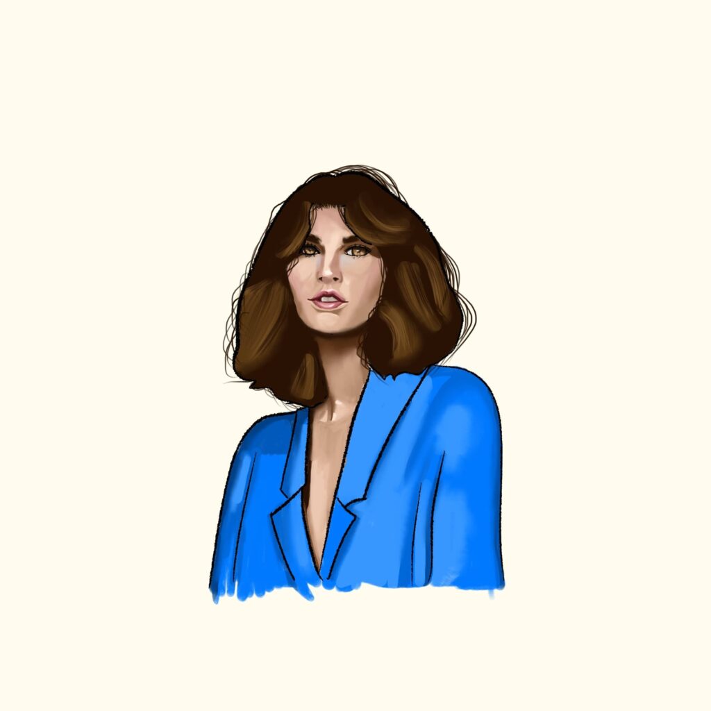 digitaalinen maalaus, joka on henkilökuva naisesta, piirtäjä niklas